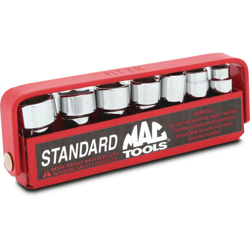 7-PC. 1/4" Drive SAE Universal Socket Set - 6-PT.