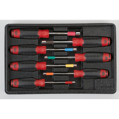 7-PC. Mac-Grip™ SAE Nut Driver Set - Red