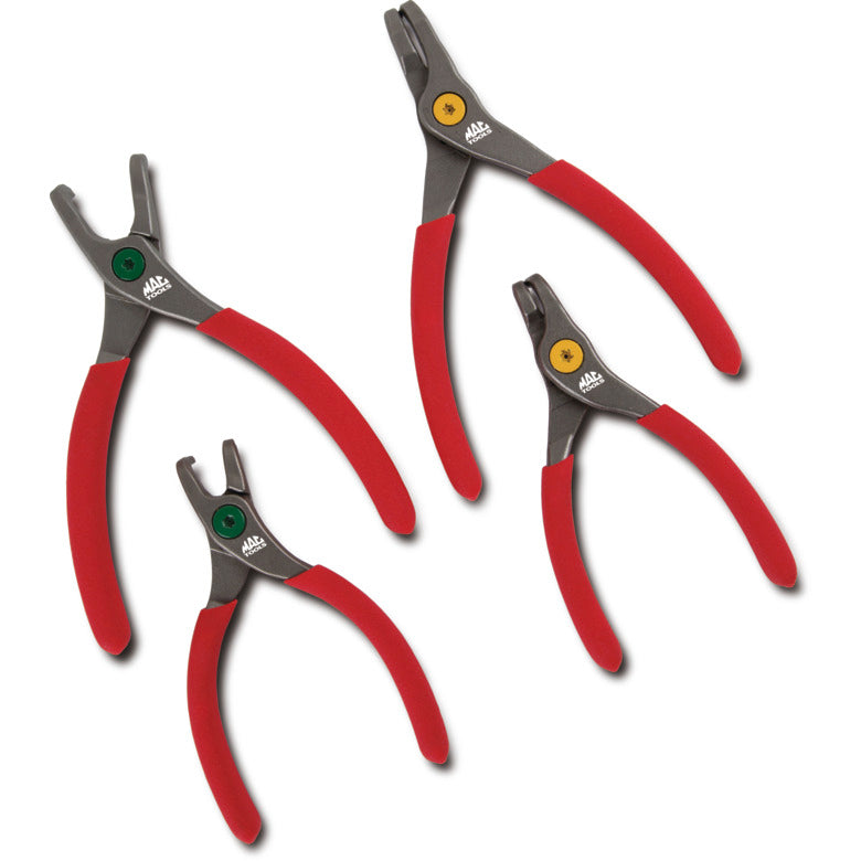 4-PC. Internal/External 90° Snap Ring Pliers
