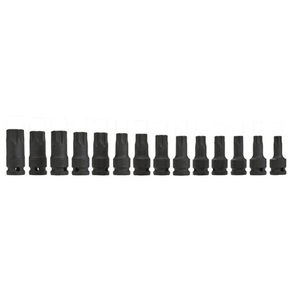 14-PC. 1/2" Drive R.B.R.T. Metric/SAE Impact Hex Drivers