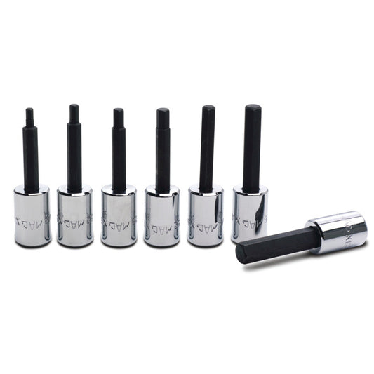 7-PC. 3/8" Drive SAE Hex Driver Set
