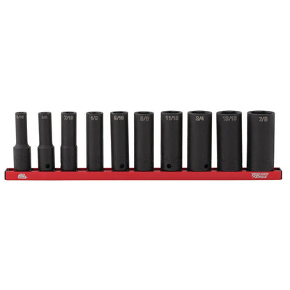 14-PC. 3/8" Drive Metric Deep Impact Socket Set - 6-PT.
