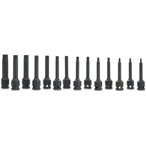14-PC. 3/8" Drive R.B.R.T.™ Metric/SAE Long Impact Hex Drivers