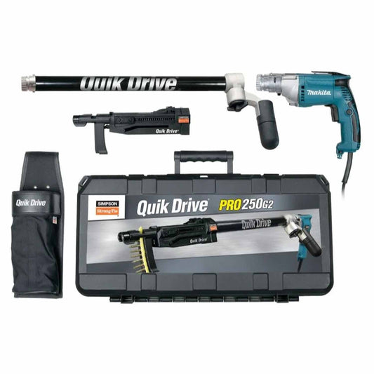 Simpson Strong-Tie PRO250G2M35K Quik Drive PRO250 Subfloor System w/Makita 3500RPM Screwdriver Motor