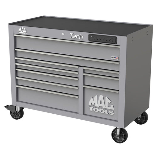 Tech™ Series 10-Drawer Workstation - Mica Gray