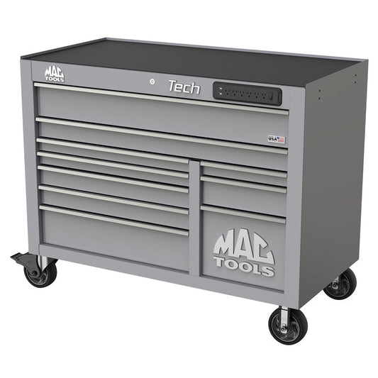 Tech™ Series 10-Drawer Workstation - Mica Gray