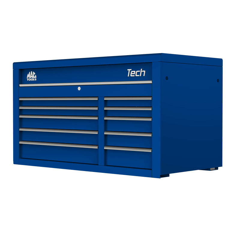 Tech™ Series 10-Drawer Top Chest - Sapphire Blue
