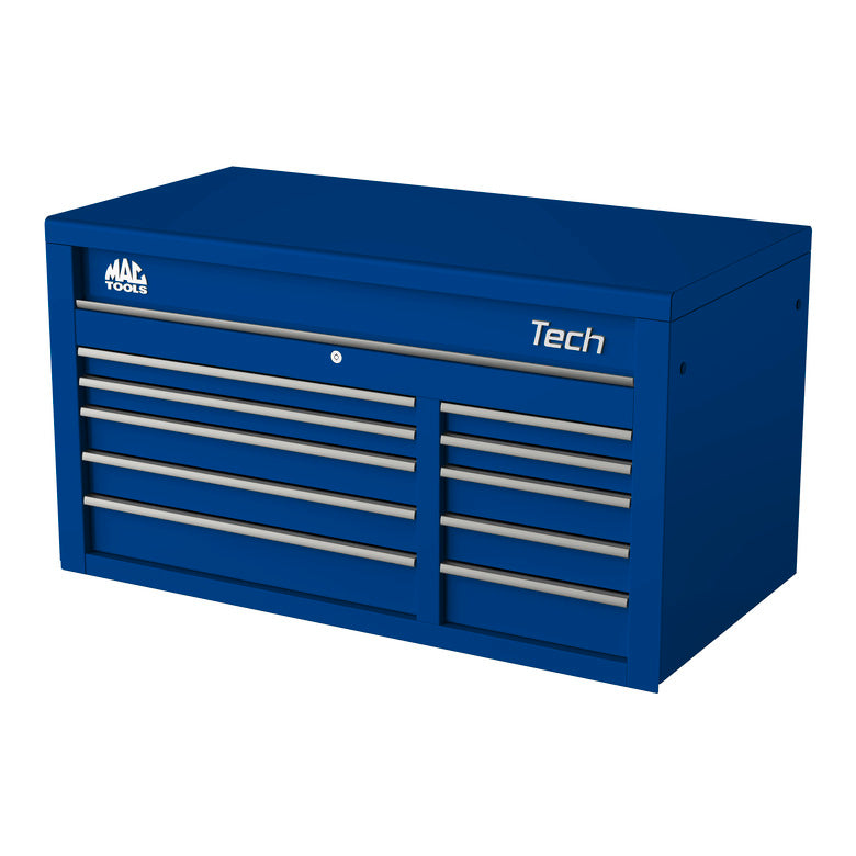 Tech™ Series 10-Drawer Top Chest - Sapphire Blue