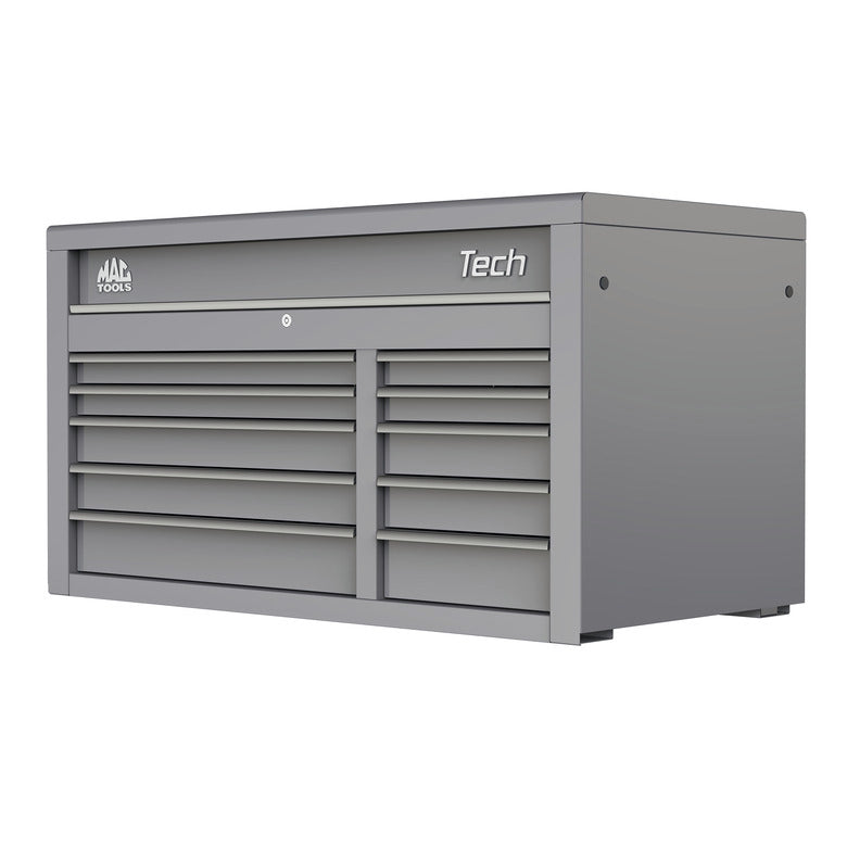 Tech™ Series 10-Drawer Top Chest - Mica Gray