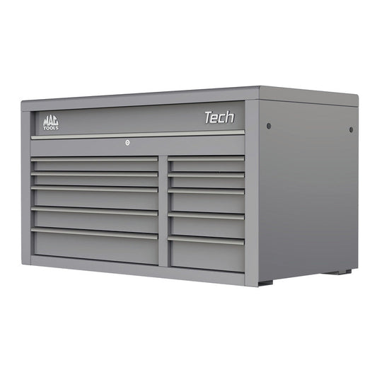 Tech™ Series 10-Drawer Top Chest - Mica Gray