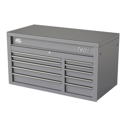 Tech™ Series 10-Drawer Top Chest - Mica Gray