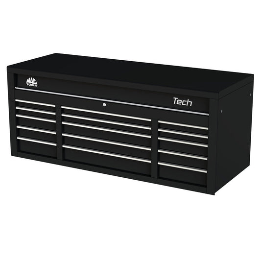Tech™ Series 15-Drawer Top Chest - Flat Black