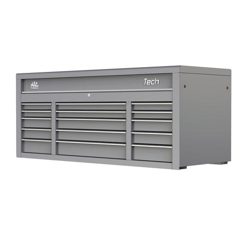 Tech™ Series 15-Drawer Top Chest - Mica Gray