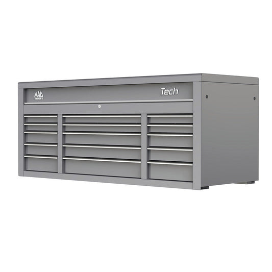 Tech™ Series 15-Drawer Top Chest - Mica Gray