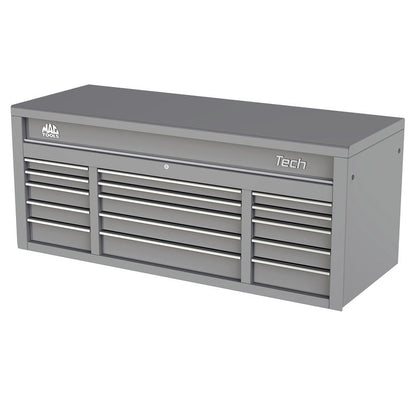 Tech™ Series 15-Drawer Top Chest - Mica Gray