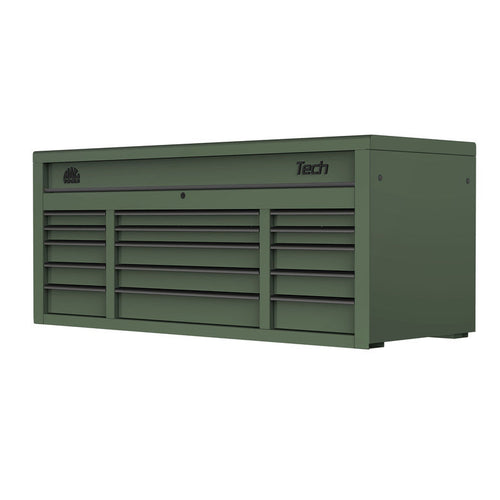 Tech™ Series 15-Drawer Top Chest - Olive Green