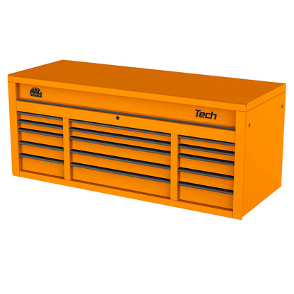 Tech™ Series 15-Drawer Top Chest - Fireball Orange