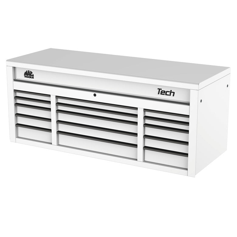 Tech™ Series 15-Drawer Top Chest - Titanium White