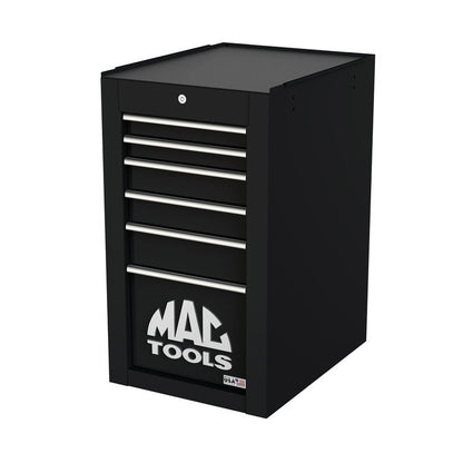 Tech™ Series 6-Drawer Side Cabinet with PowerTech™ Drawer - Galaxy Black