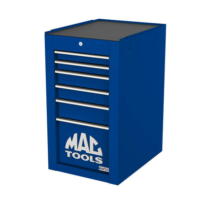 Tech™ Series 6-Drawer Side Cabinet with PowerTech™ Drawer - Sapphire Blue