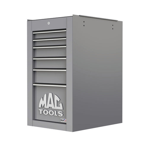 Tech™ Series 6-Drawer Side Cabinet with PowerTech™ Drawer - Mica Gray