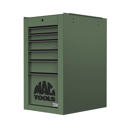 Tech™ Series 6-Drawer Side Cabinet with PowerTech™ Drawer - Olive Green