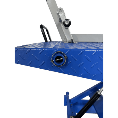 Tuxedo M-1500C-HR 1,500 lb High Rise Motorcycle Lift Bench w/ Vise, Sides, Balance Bar, Pump