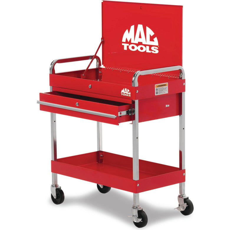 1-Drawer Utility Cart - Firebrick Red