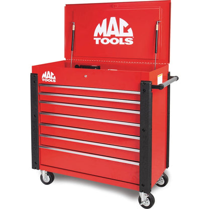7-Drawer Utility Cart - Firebrick Red
