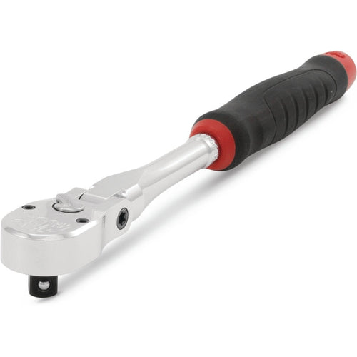 3/8" Drive Axis Comfort-Handle Flex-Head Ratchet - 9"