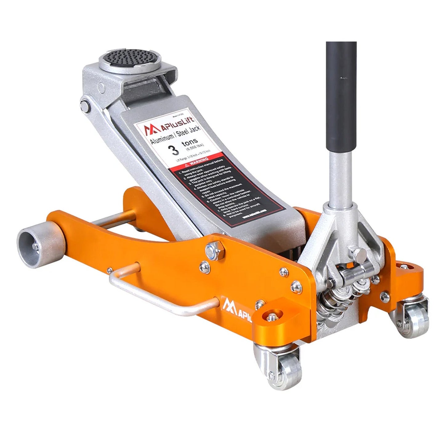 APlusLift 3 Ton Lower profile Aluminum/Steel Racing Floor Jack, AF350G