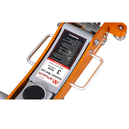 APlusLift 3 Ton Lower profile Aluminum/Steel Racing Floor Jack, AF350G
