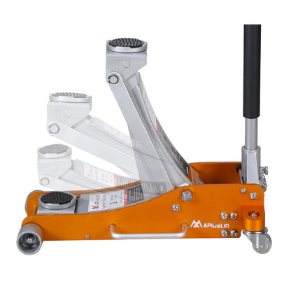 APlusLift 3 Ton Lower profile Aluminum/Steel Racing Floor Jack, AF350G
