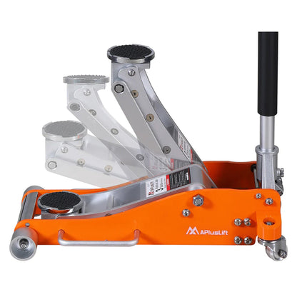 APlusLift 3 Ton Lower profile Full Aluminum Racing Floor Jack, AL350R