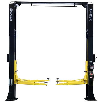 APlusLift 12,000LB 2-Post Overhead Single Release Direct Drive Car Lift #AP-12SR