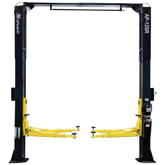 APlusLift 12,000LB 2-Post Overhead Single Release Direct Drive Car Lift #AP-12SR