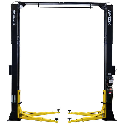APlusLift 12,000LB 2-Post Overhead Single Release Direct Drive Car Lift #AP-12SR