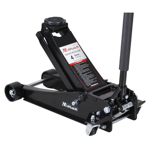 APlusLift 4 Ton Lower profile Steel Racing Floor Jack, FE400B