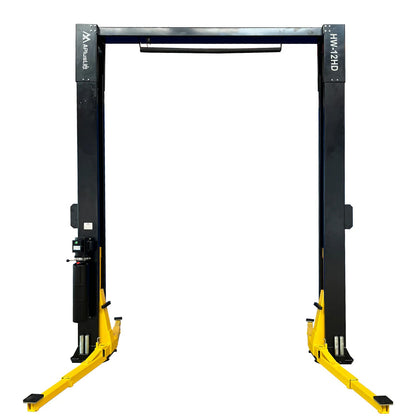 APlusLift 12,000LB 2-Post Overhead Single Release Direct Drive Car Lift #HW-12D