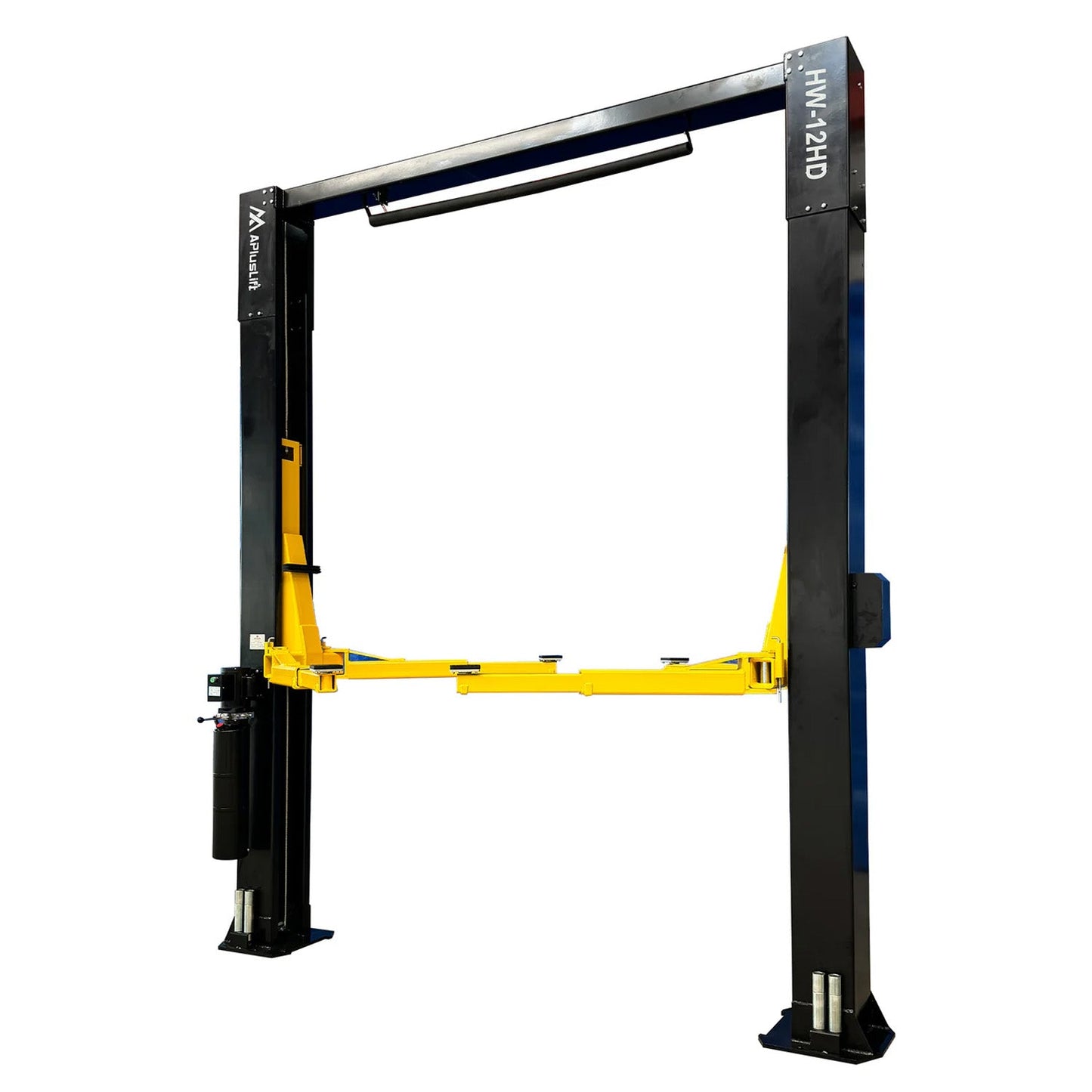 APlusLift 12,000LB 2-Post Overhead Single Release Direct Drive Car Lift #HW-12D