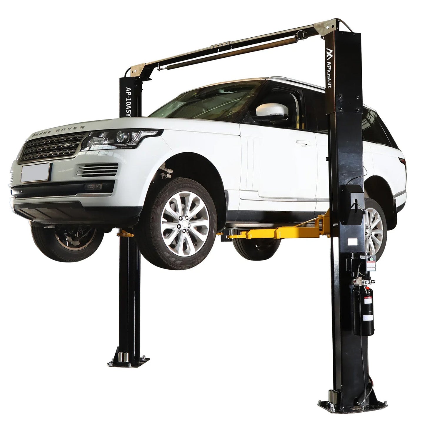 APlusLift 10,000LB 2-Post Overhead Symmetrical, Asymmetrical Single Release Car Lift #HW-10ASY