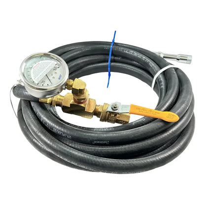 AA Large Bore Inflator w/ 25 ft Hose, 0-160 PSI Gauge - 40-150