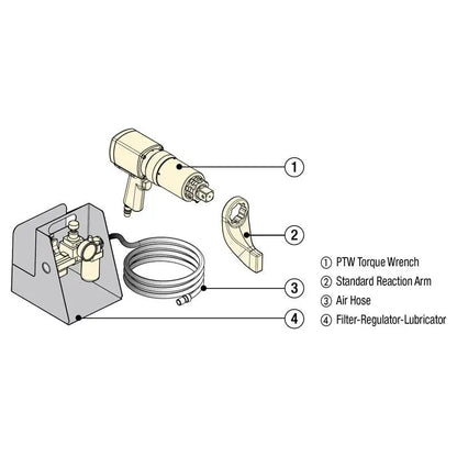 AME 1-1/2" Dr PTW Pneumatic Torque Wrench - 67760K