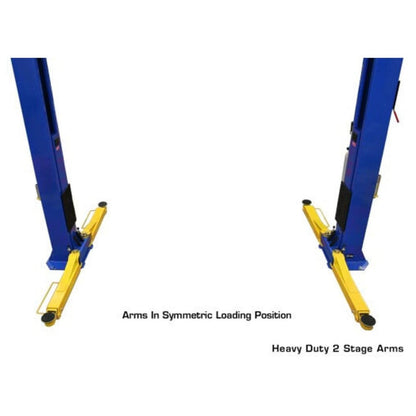 Atlas® OHX10000X Commercial Grade Extra Tall 2-Post Lift 10,000 lb #ATEATTD-OHX10000X-FPD