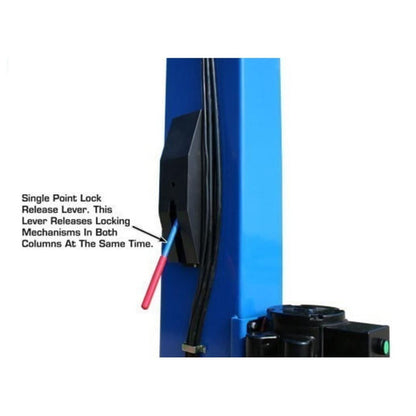 Atlas® OHX10000X Commercial Grade Extra Tall 2-Post Lift 10,000 lb #ATEATTD-OHX10000X-FPD