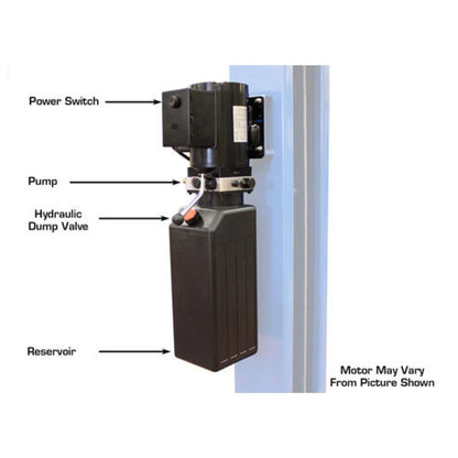 Atlas® OHX10000X Commercial Grade Extra Tall 2-Post Lift 10,000 lb #ATEATTD-OHX10000X-FPD