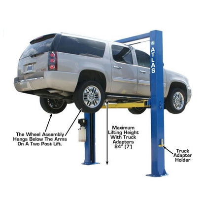 Atlas® OHX10000X Commercial Grade Extra Tall 2-Post Lift 10,000 lb #ATEATTD-OHX10000X-FPD