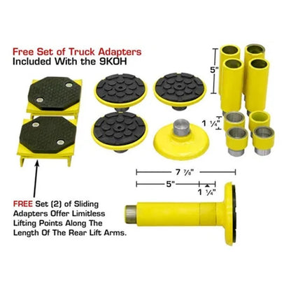 Atlas® Equipment 9KOH Symmetric/Asymmetric 2 Post Lift 9k lbs #ATEXH-9KOHX-FPD