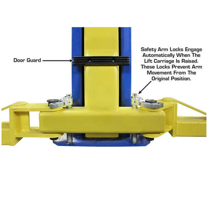 Atlas® Equipment PRO-9D Overhead 9k lbs. Capacity 2-Post Lift #ATEXH-PRO-9D-FPD