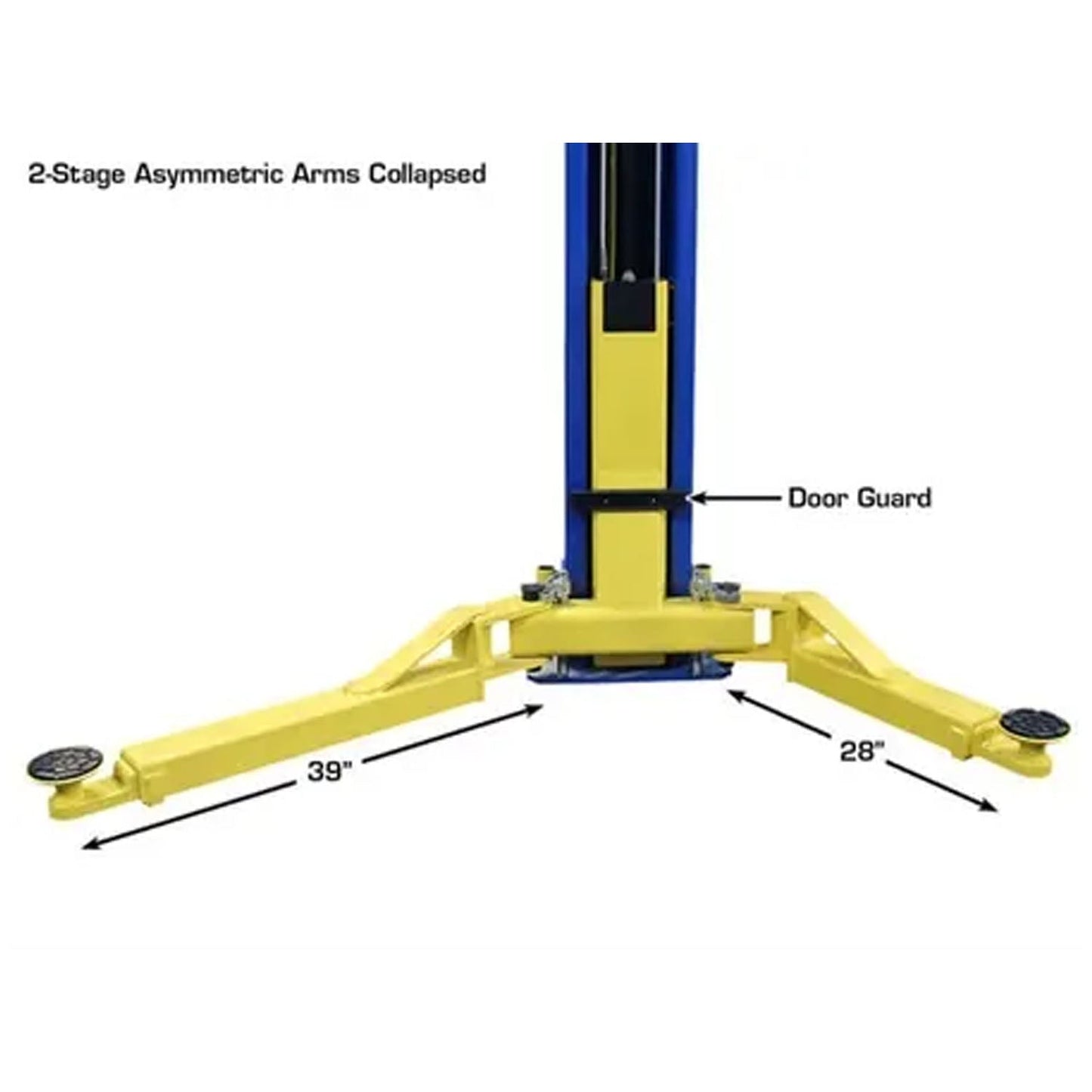 Atlas® Equipment PRO-9D Overhead 9k lbs. Capacity 2-Post Lift #ATEXH-PRO-9D-FPD